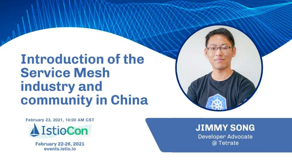 IstioCon 2021 poster (Jimmy Song)